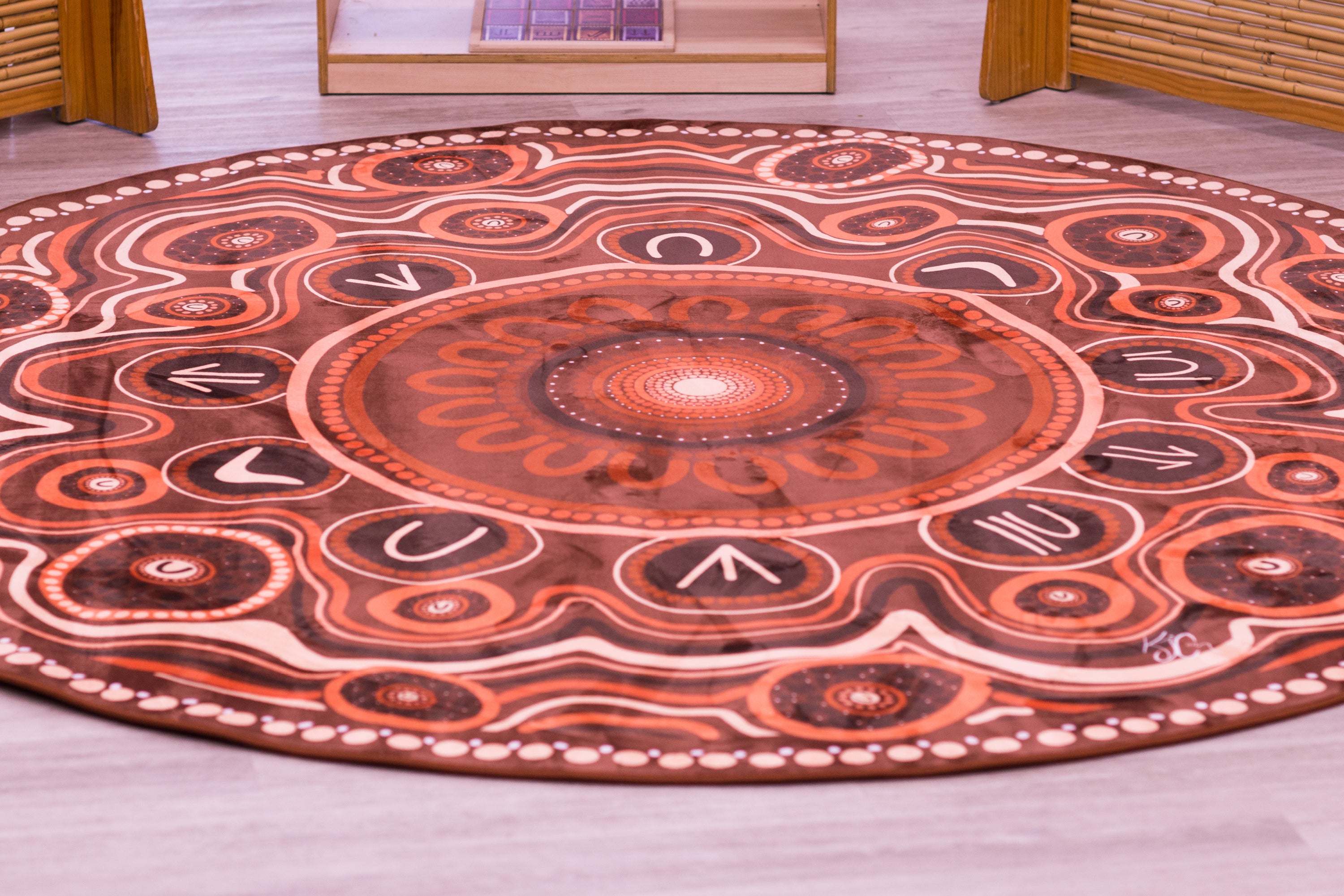 Cirlce Rug Animation Embracing Tradition: The Enriching Impact of Aboriginal Yarning Circle ...