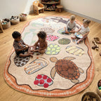 Coolamon Classroom Carpet — pattern detail