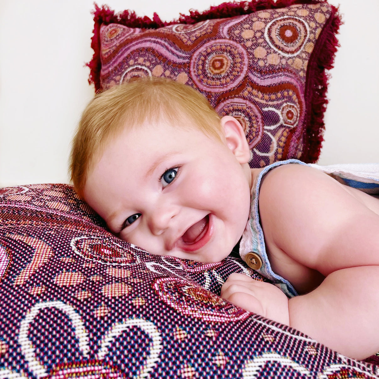 Sand Dreaming Cushion Cover — authentic Aboriginal & Torres Strait Islander classroom resource