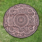 Aboriginal Art Yarning Circle Outdoor Mat — main view