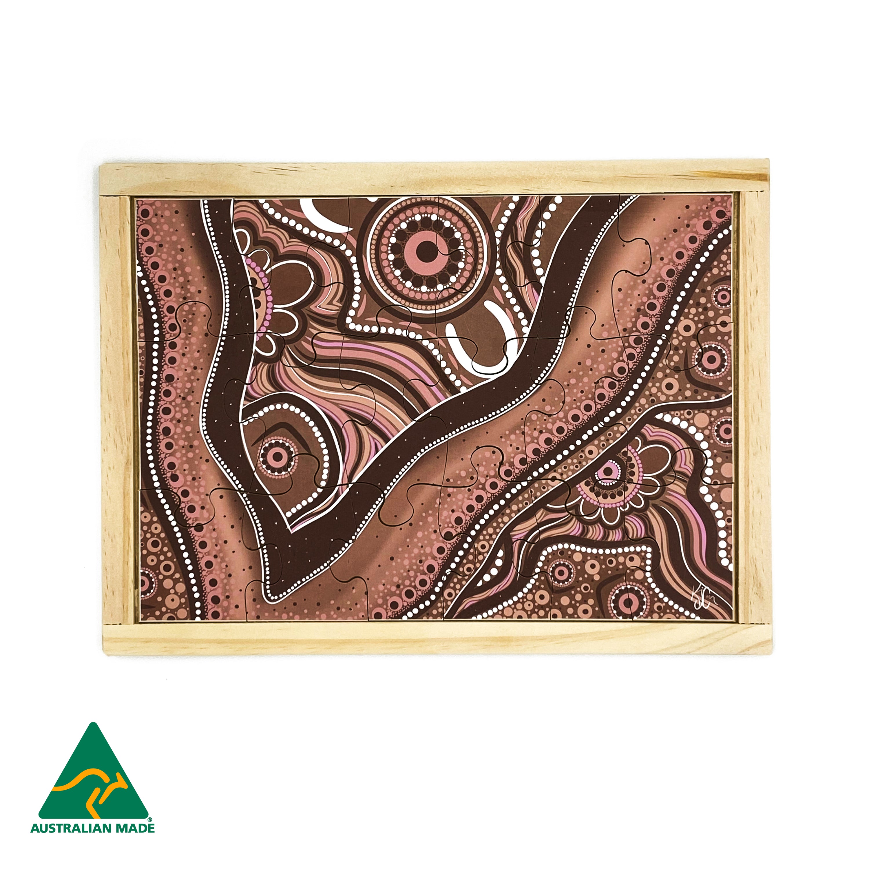 Aboriginal Art Desert Dreaming Puzzle
