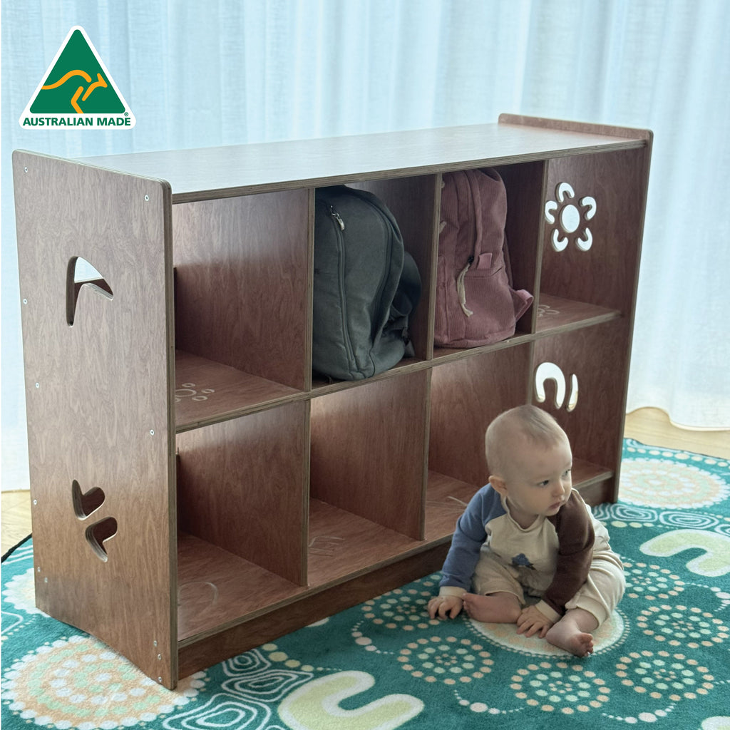 Aboriginal Symbols Classroom Bag Locker Unit