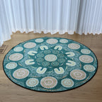 Sage Yarning Circle Classroom Rug — authentic Aboriginal & Torres Strait Islander classroom resource