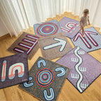 Indigenous Symbols Rug Squares — authentic Aboriginal & Torres Strait Islander classroom resource
