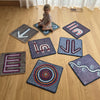Indigenous Symbols Rug Squares