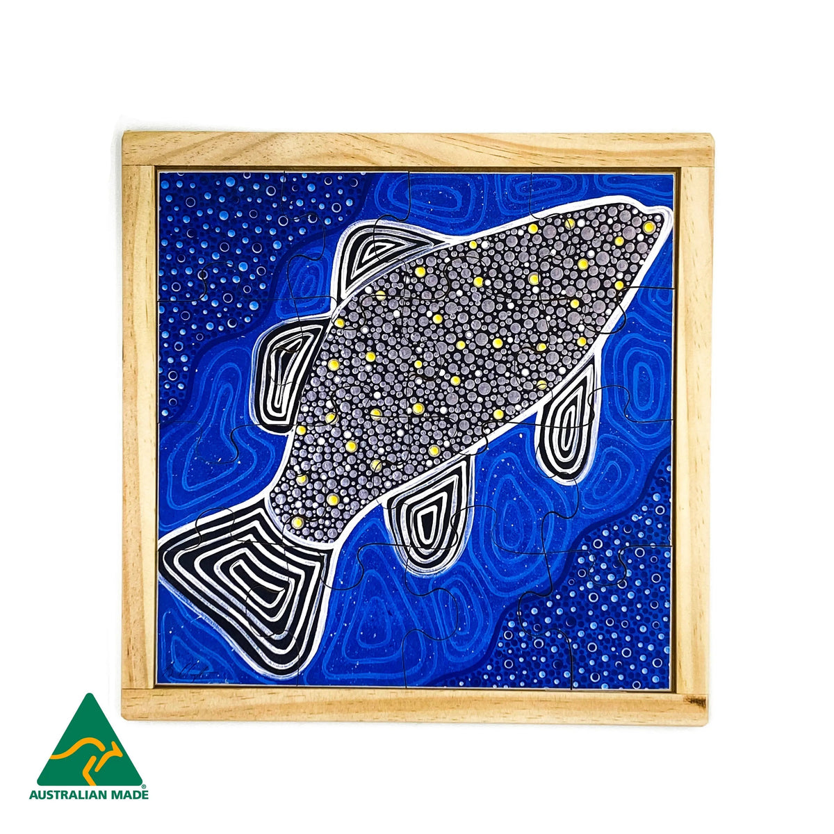 Aboriginal Art Barramundi Puzzle — additional view