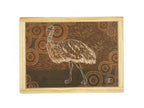 Aboriginal Art Emu Dreaming Puzzle — hand-painted wooden jigsaw puzzle — Australian-made early learning resource, ages 3+