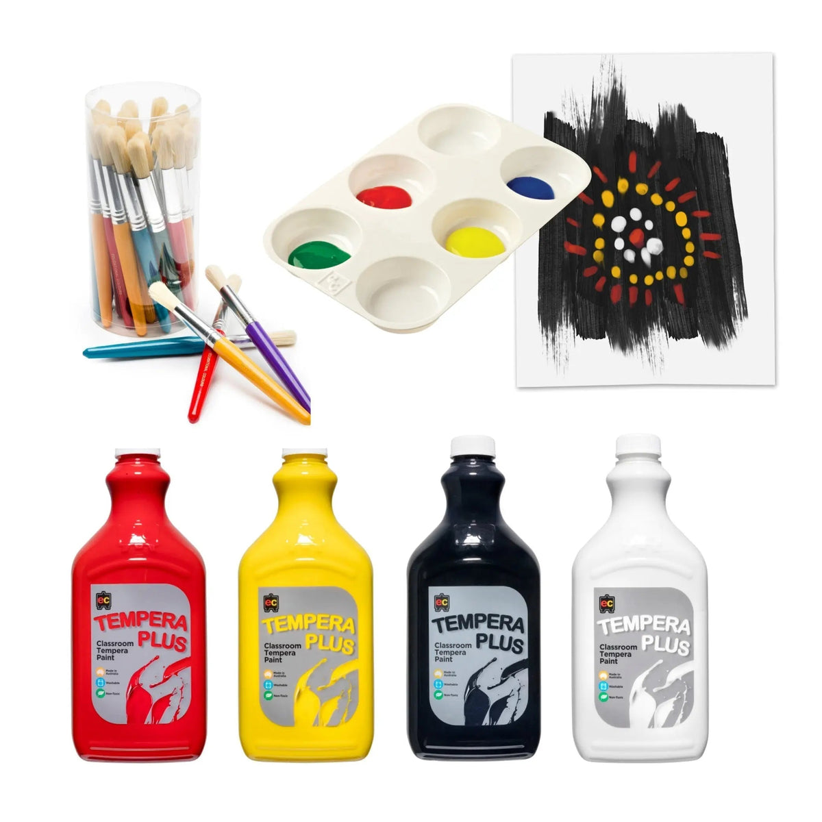 Aboriginal Art Paint Kit — Aboriginal-themed paint kit for early childhood Indigenous art activities
