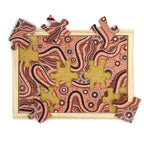 Aboriginal Art River Dreaming Puzzle — alternative view