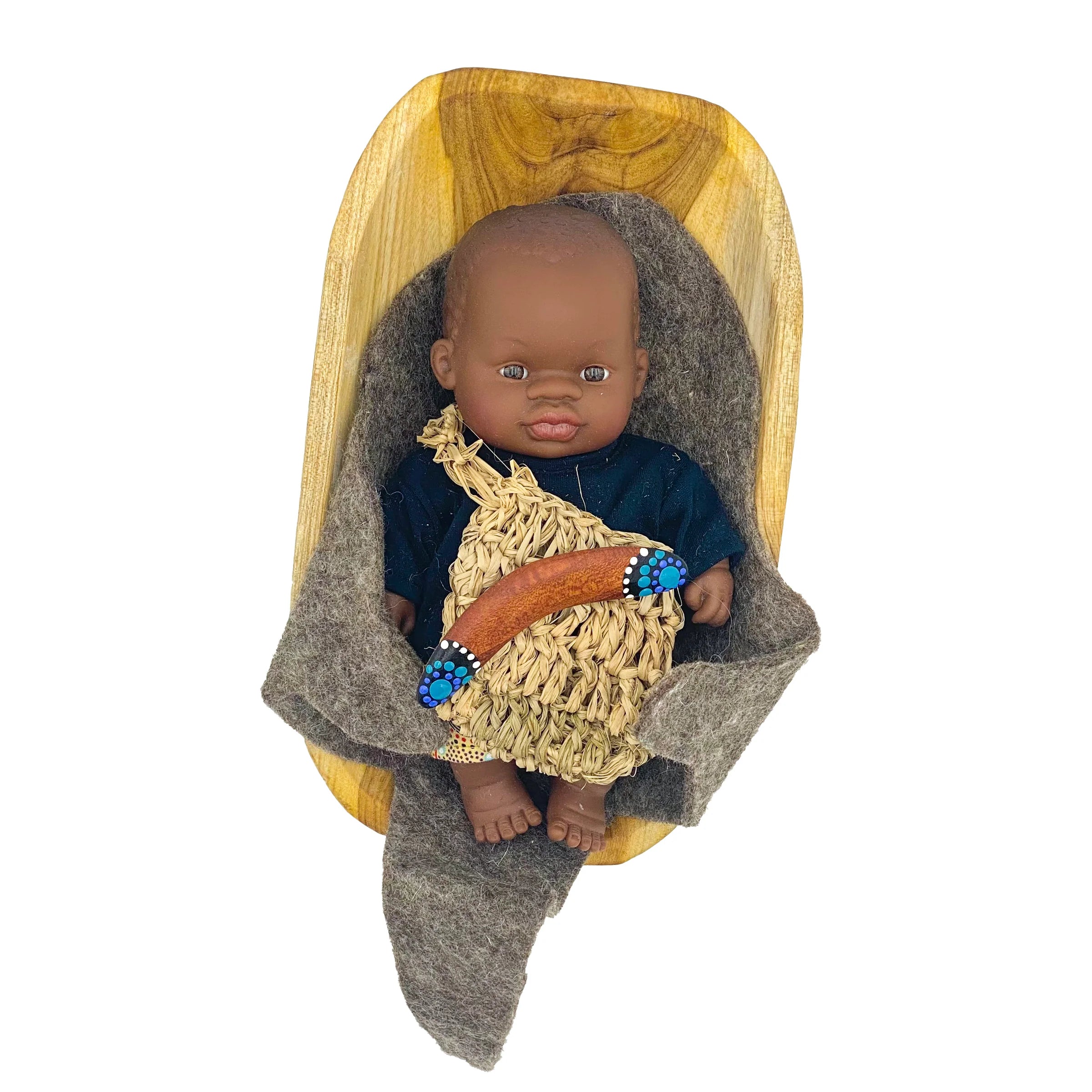 Aboriginal Australian Baby Boy Coolamon Set