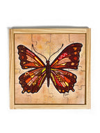 Aboriginal Insect Square Puzzles — Aboriginal Butterfly puzzle