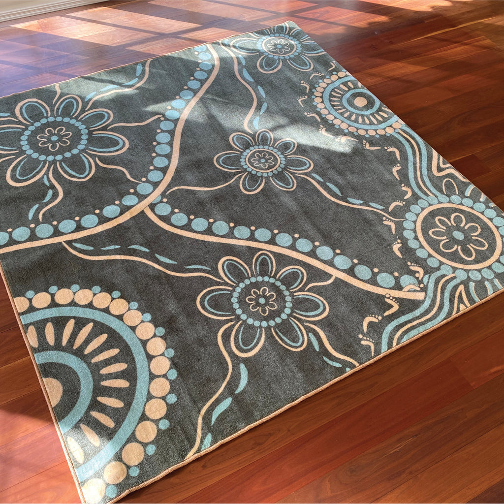 Aboriginal Eucalyptus Rug — authentic Aboriginal & Torres Strait Islander classroom resource
