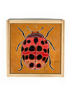 Aboriginal Insect Square Puzzles — Aboriginal Lady Beetle puzzle