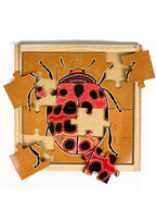 Aboriginal Lady Beetle Square Puzzle — alternative view