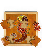 Aboriginal Sea Horse Square Puzzle — alternative view