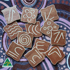 Aboriginal symbols Finger Tracing Cards