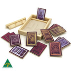 Aboriginal symbols sand drawing game — Australian-made Indigenous sand tracing game for early learning