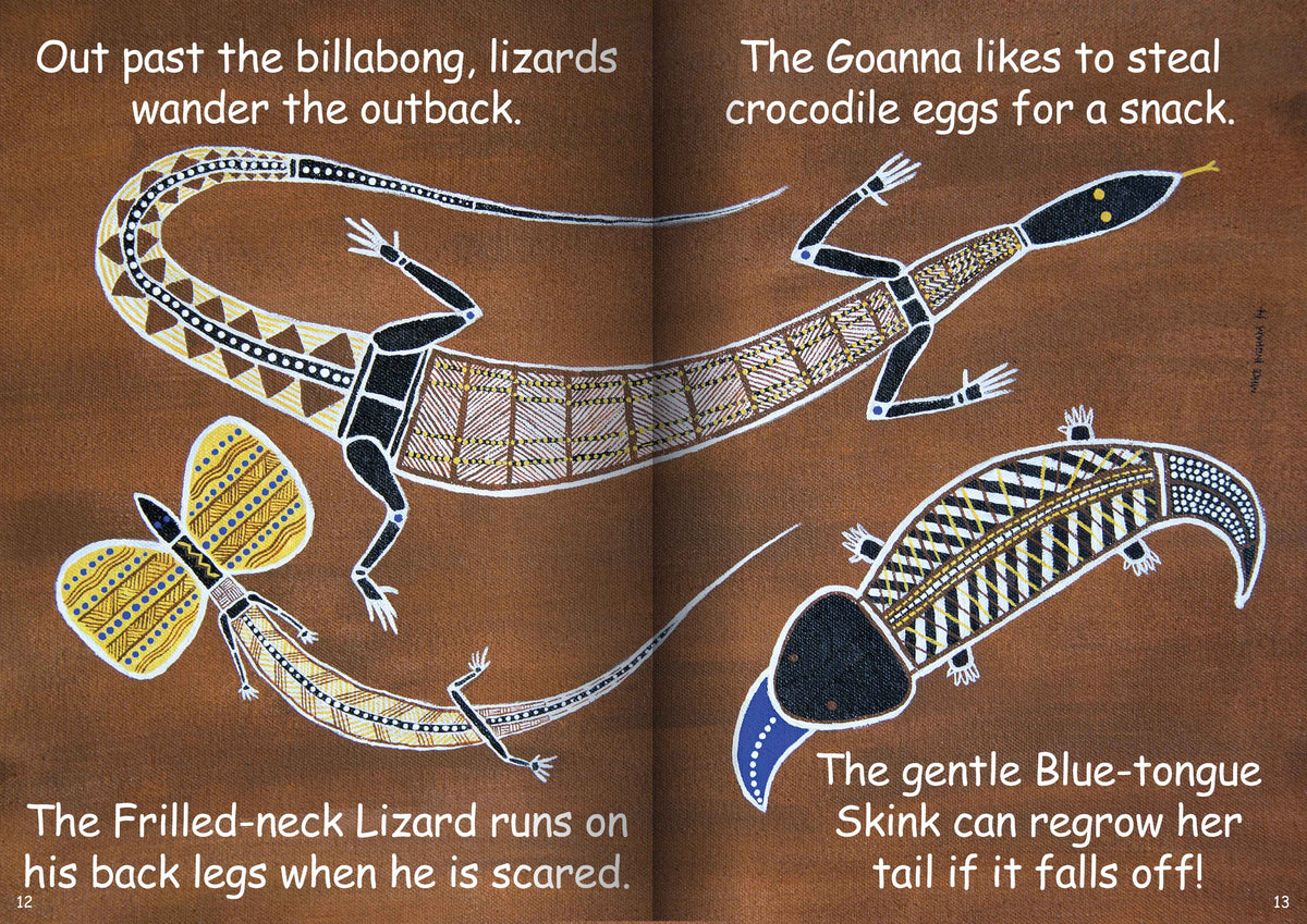 Animals around the Billabong Big Book — alternative view