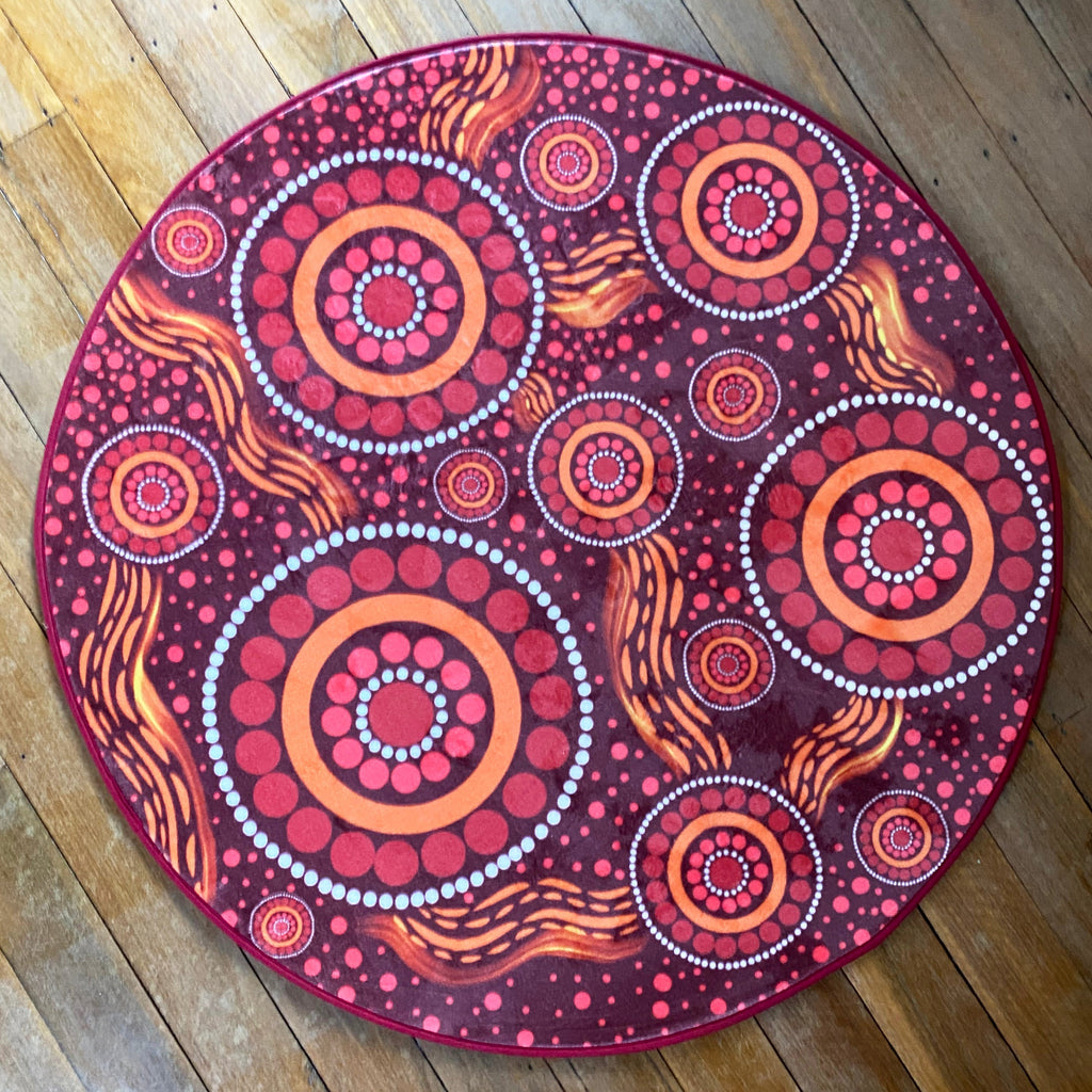 Birak Season Rug — authentic Aboriginal & Torres Strait Islander classroom resource