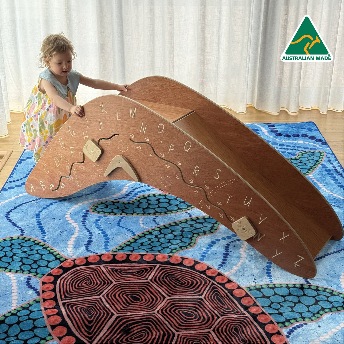 Boomerang Slippery Dip — children using product