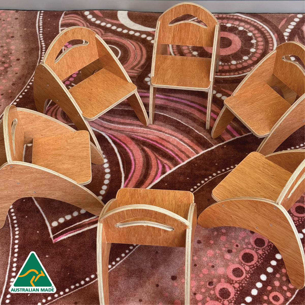 Boomerang Classroom Chair — close-up of design