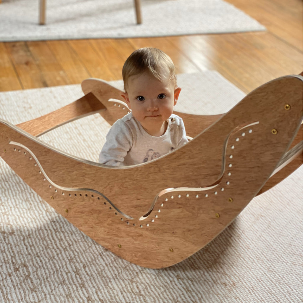 Boomerang Climber — close-up of design