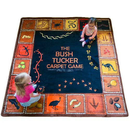 Indigenous Rug set of 2 — Bush Tucker classroom rug included in set