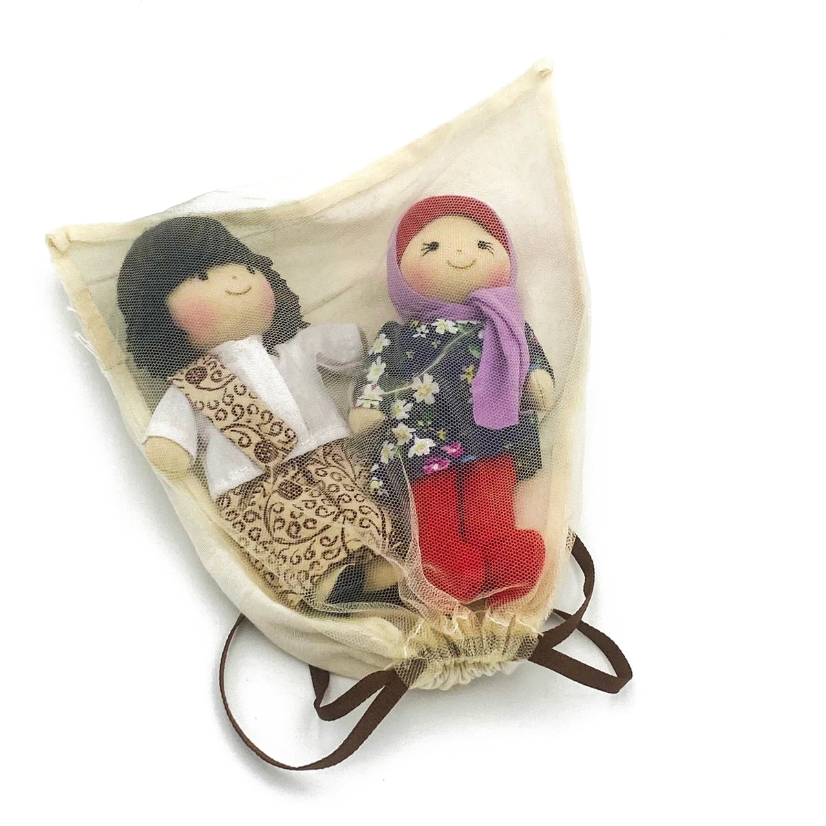 Muslim - Cultural 16cm Dolls Boy & Girl Set — main view