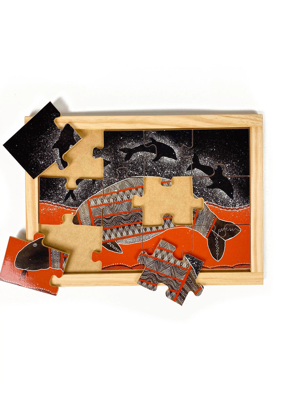 Dugong and Dolphins Puzzle — alternative view