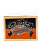 Dugong and Dolphins Puzzle — hand-painted wooden jigsaw puzzle — Australian-made early learning resource, ages 3+