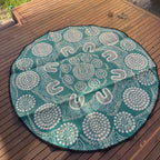 Sage Yarning Circle Outdoor Mat - PRE ORDER - ARRIVES OCTOBER