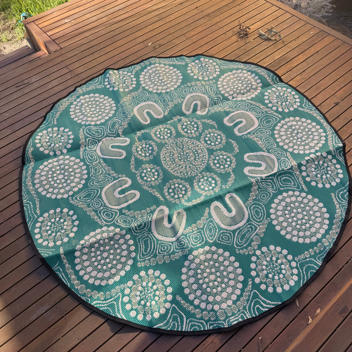 Sage Yarning Circle Outdoor Mat - PRE ORDER - ARRIVES OCTOBER