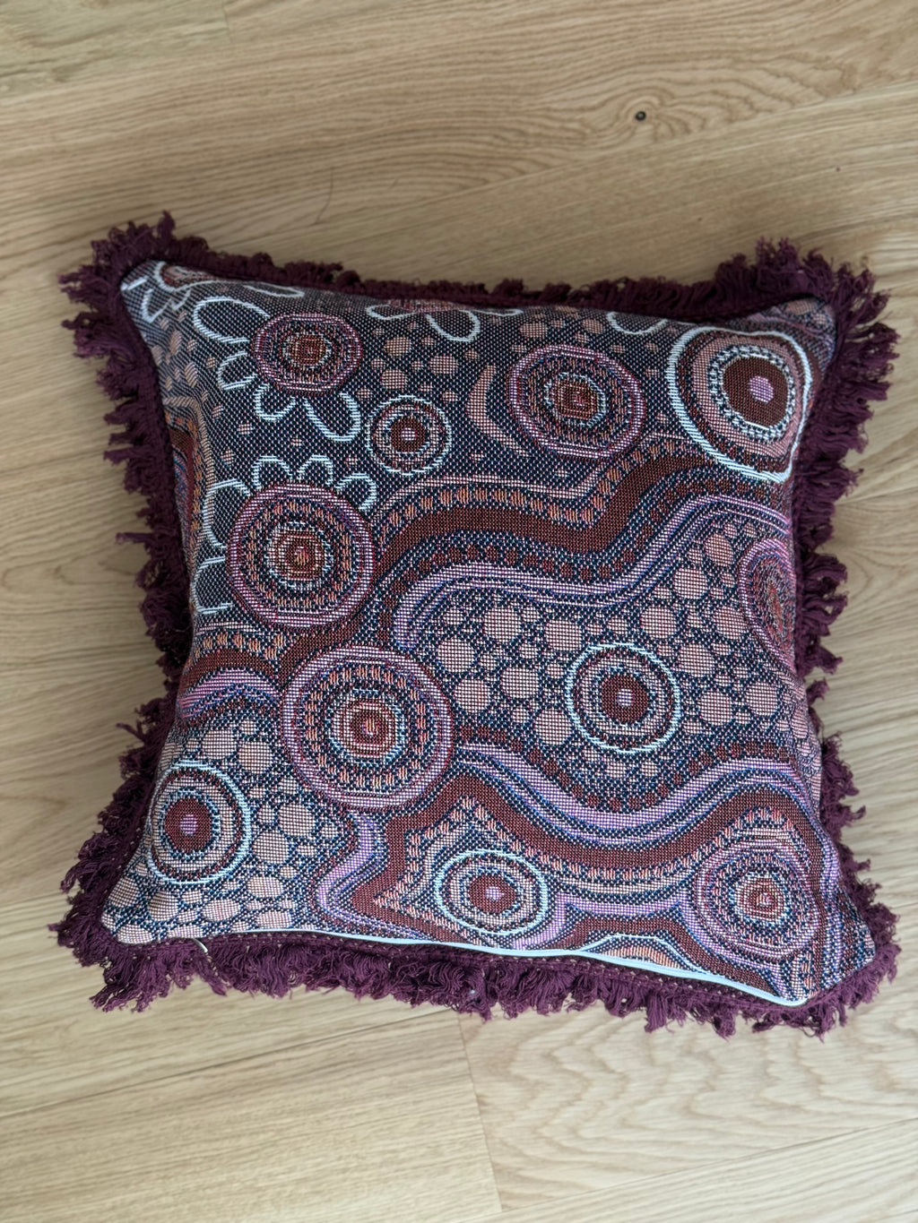 Sand Dreaming Cushion Cover — close-up of design