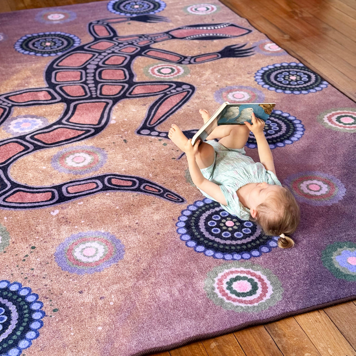Dirawong the Goanna Rug — authentic Aboriginal & Torres Strait Islander classroom resource