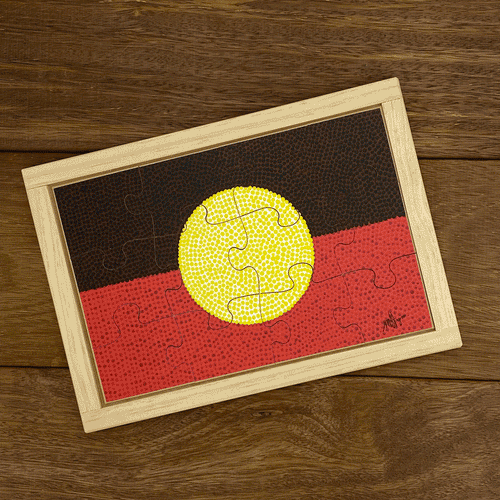 Australia Indigenous Flags Puzzles Set — authentic Aboriginal & Torres Strait Islander classroom resource