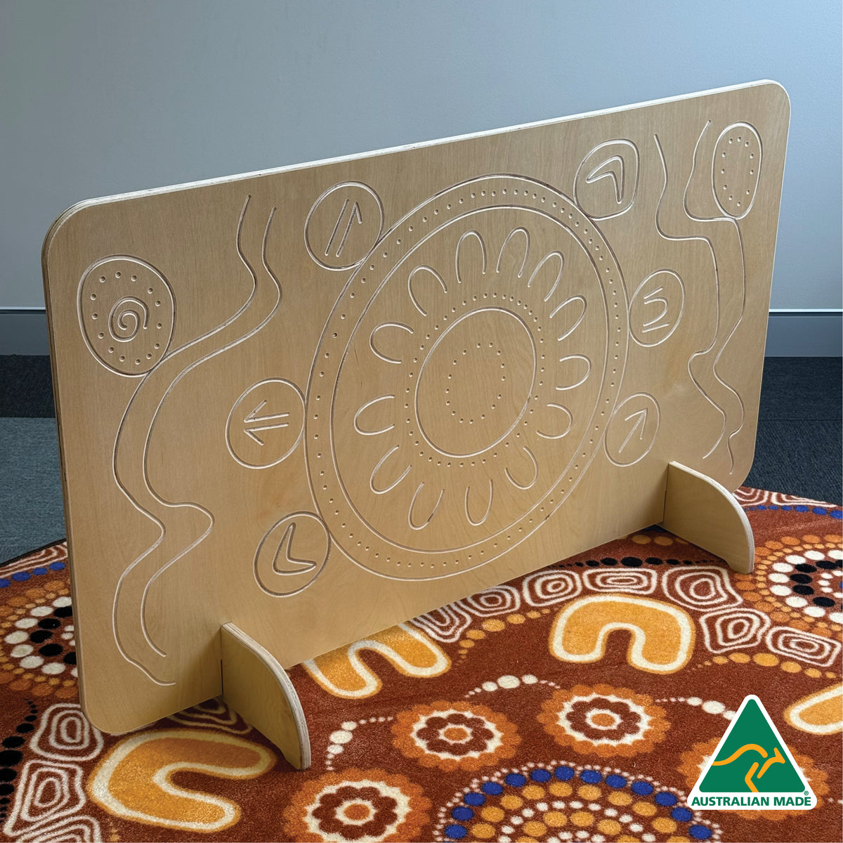 Yarning Circle Room Divider — authentic Aboriginal & Torres Strait Islander classroom resource