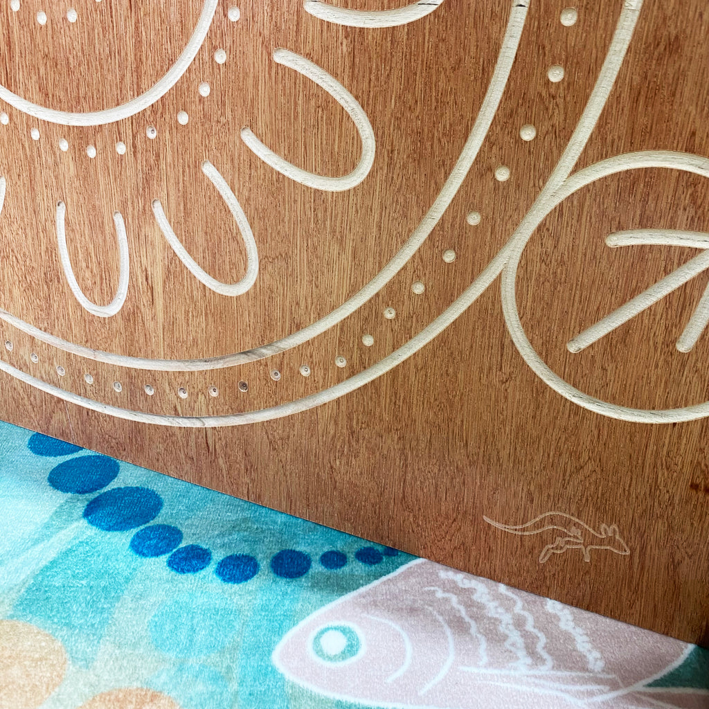 Yarning Circle Room Divider — in classroom use
