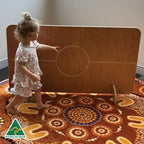 Aboriginal Flag Room Divider — authentic Aboriginal & Torres Strait Islander classroom resource