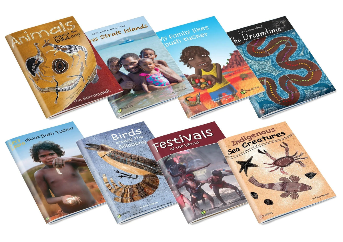 Indigenous Big Book VALUE PACK of 8 — Australian-made educational big book set for Indigenous studies