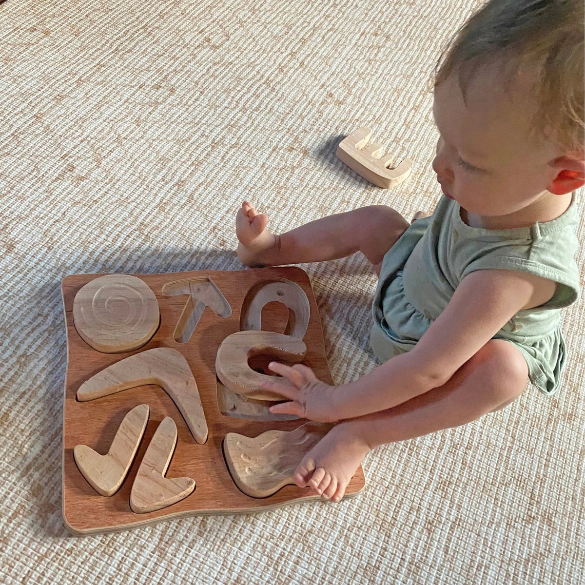 Aboriginal Symbols Toddler Puzzle — second alternative view