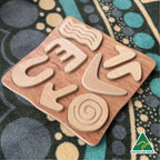 Aboriginal Symbols Toddler Puzzle — alternative view of toddler puzzle