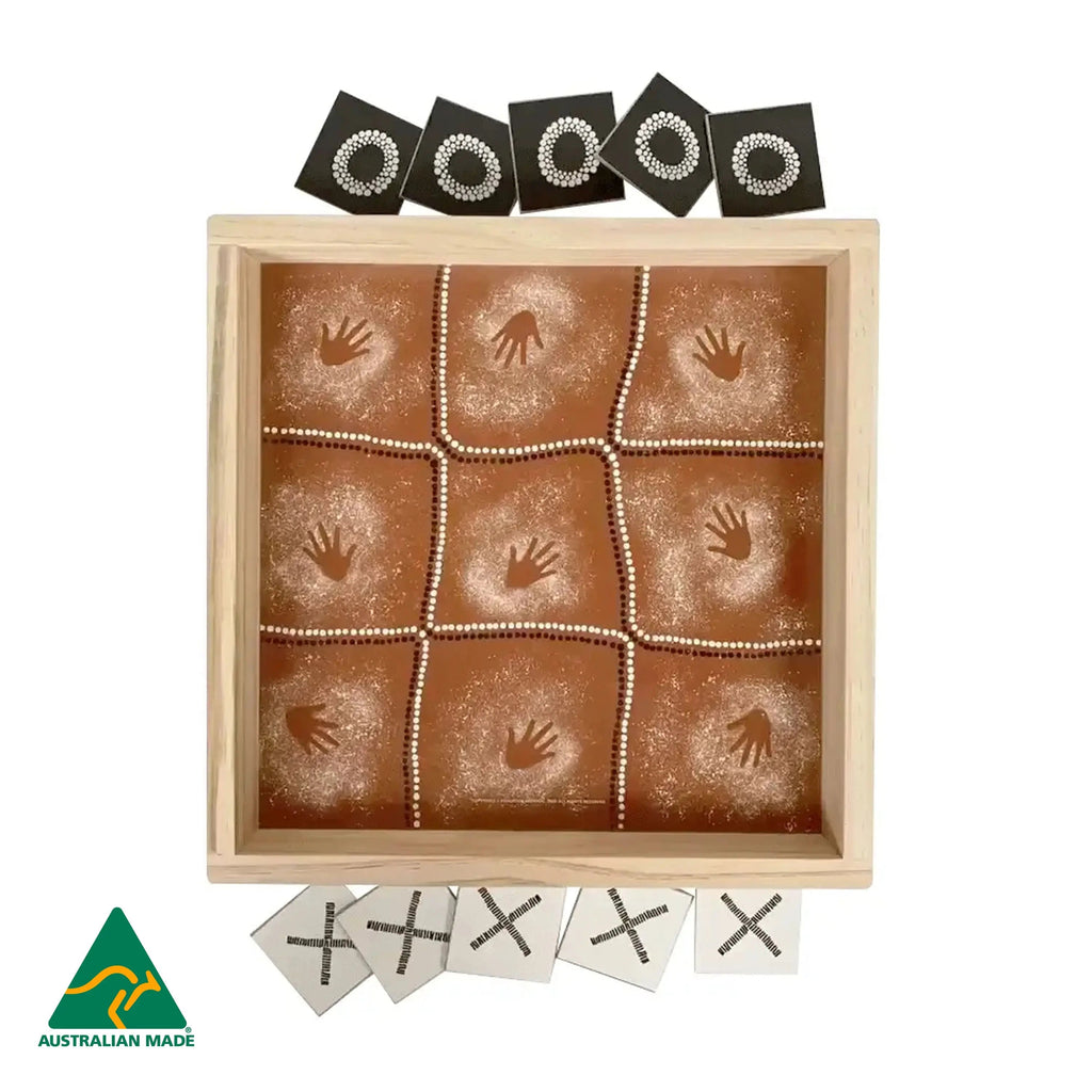 Naughts and Crosses Bush Game — educational classroom resource — Australian-made by Education National, ages 3+