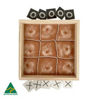 Naughts and Crosses Bush Game — educational classroom resource — Australian-made by Education National, ages 3+