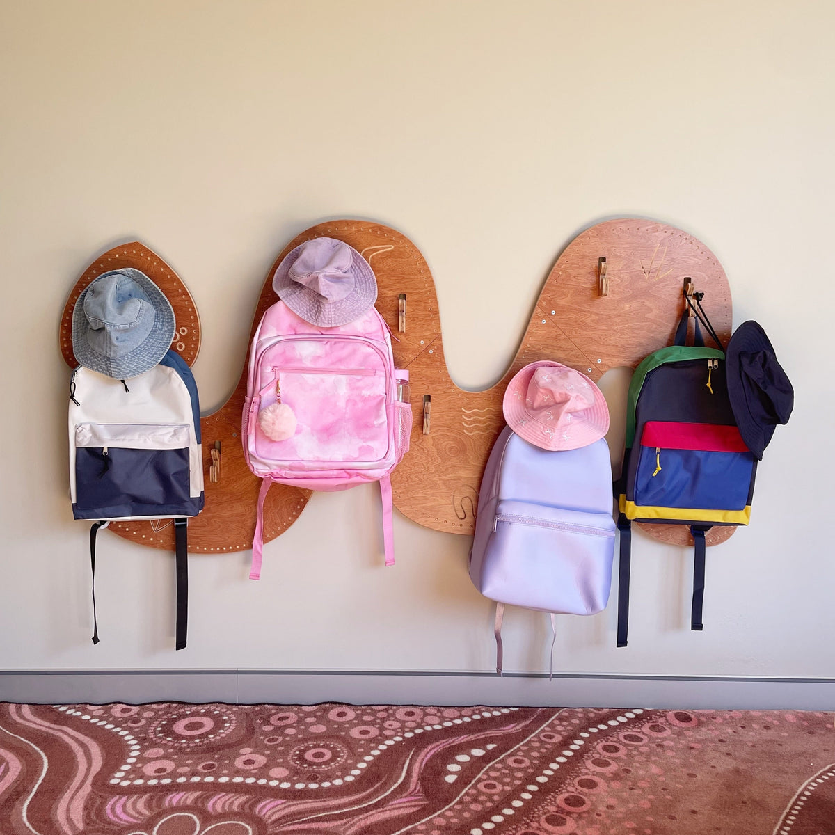 Wall Serpent Bag and Hat Hanger — main view