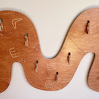Wall Serpent Bag and Hat Hanger — reverse view