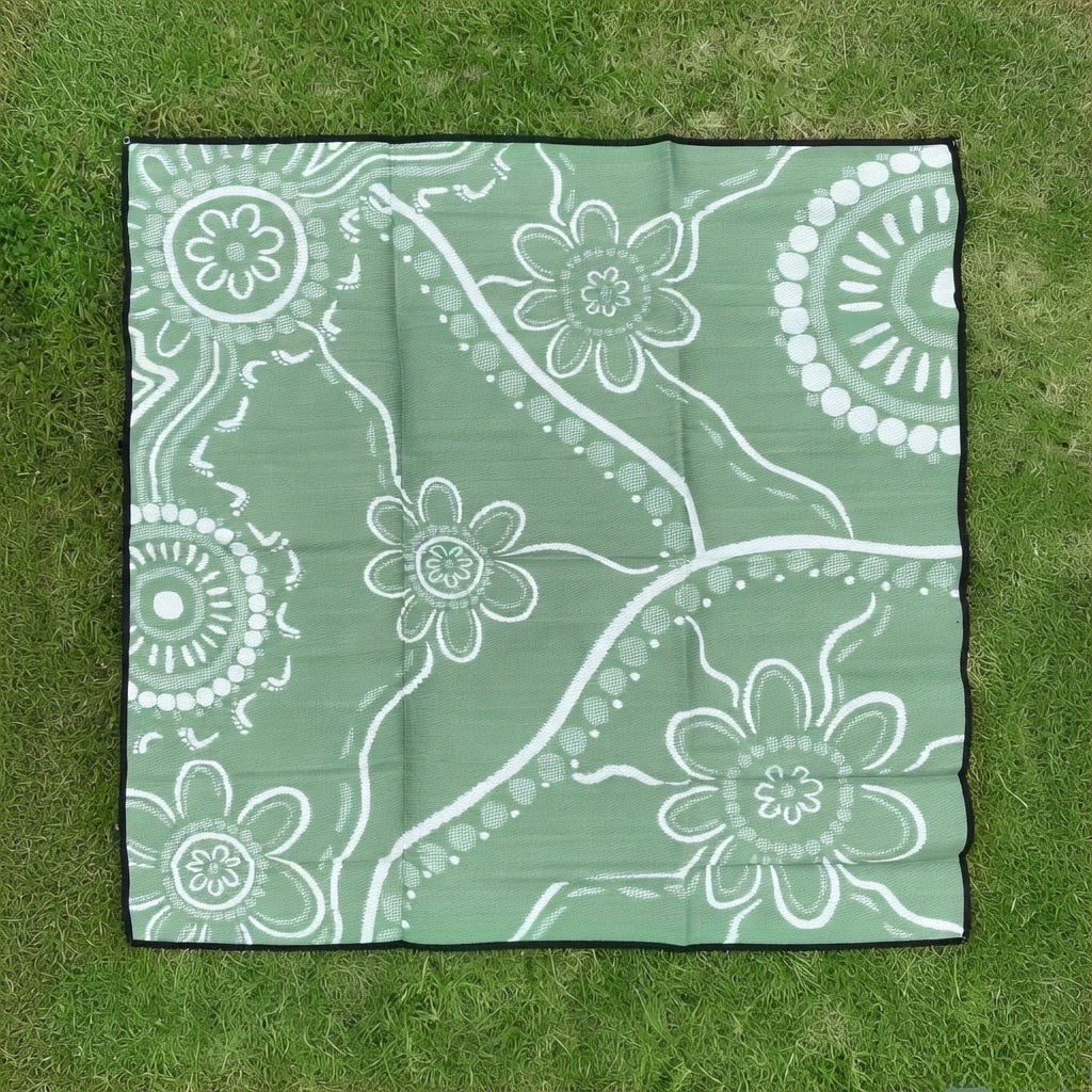 Indigenous Eucalyptus Outdoor Mat — main view