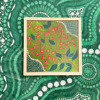 Aboriginal Art Bush Berries Puzzle — hand-painted wooden Indigenous bush tucker puzzle, EYLF-aligned, ages 3+