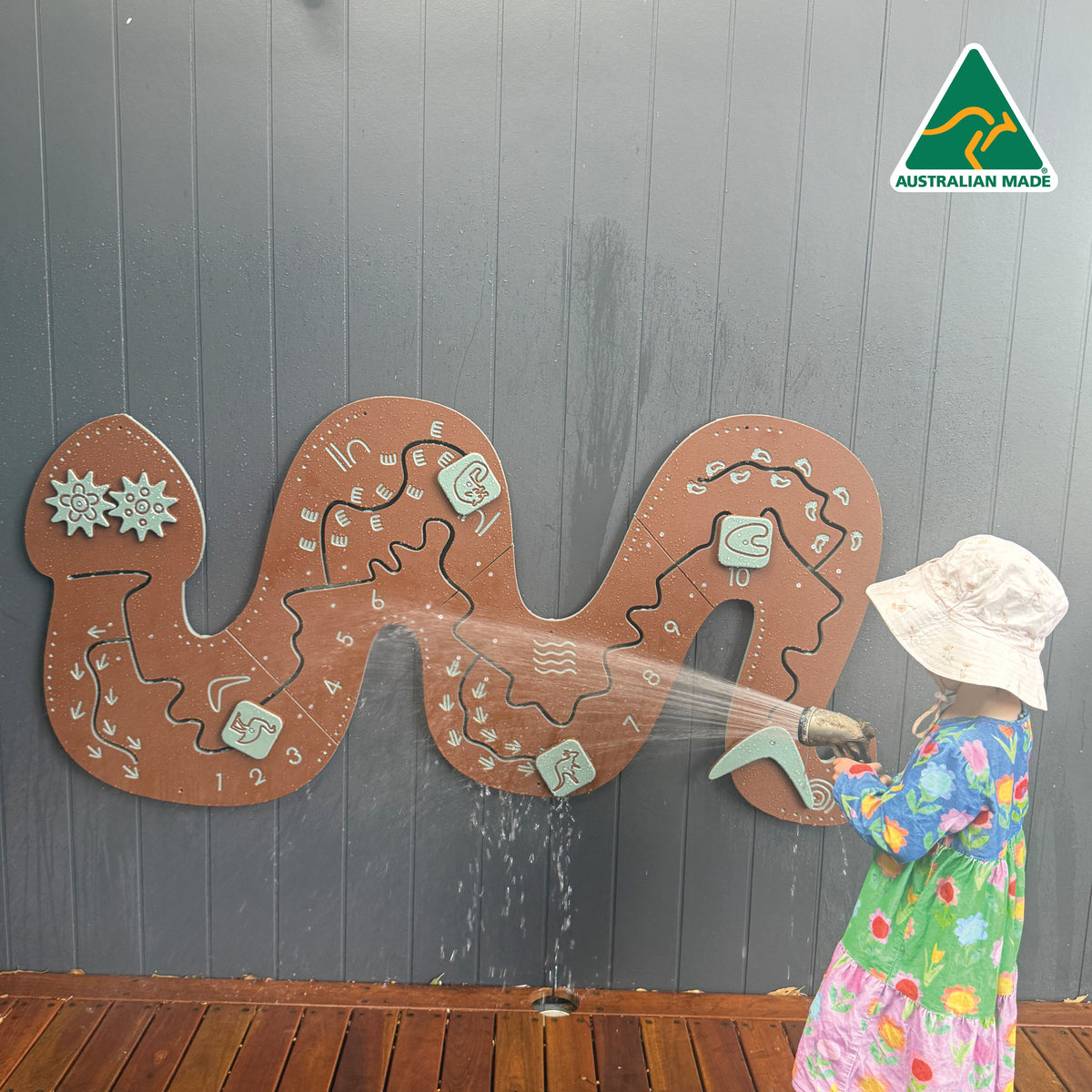 Rainbow Serpent OUTDOOR Wall Game