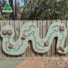 Rainbow Serpent OUTDOOR Wall Game