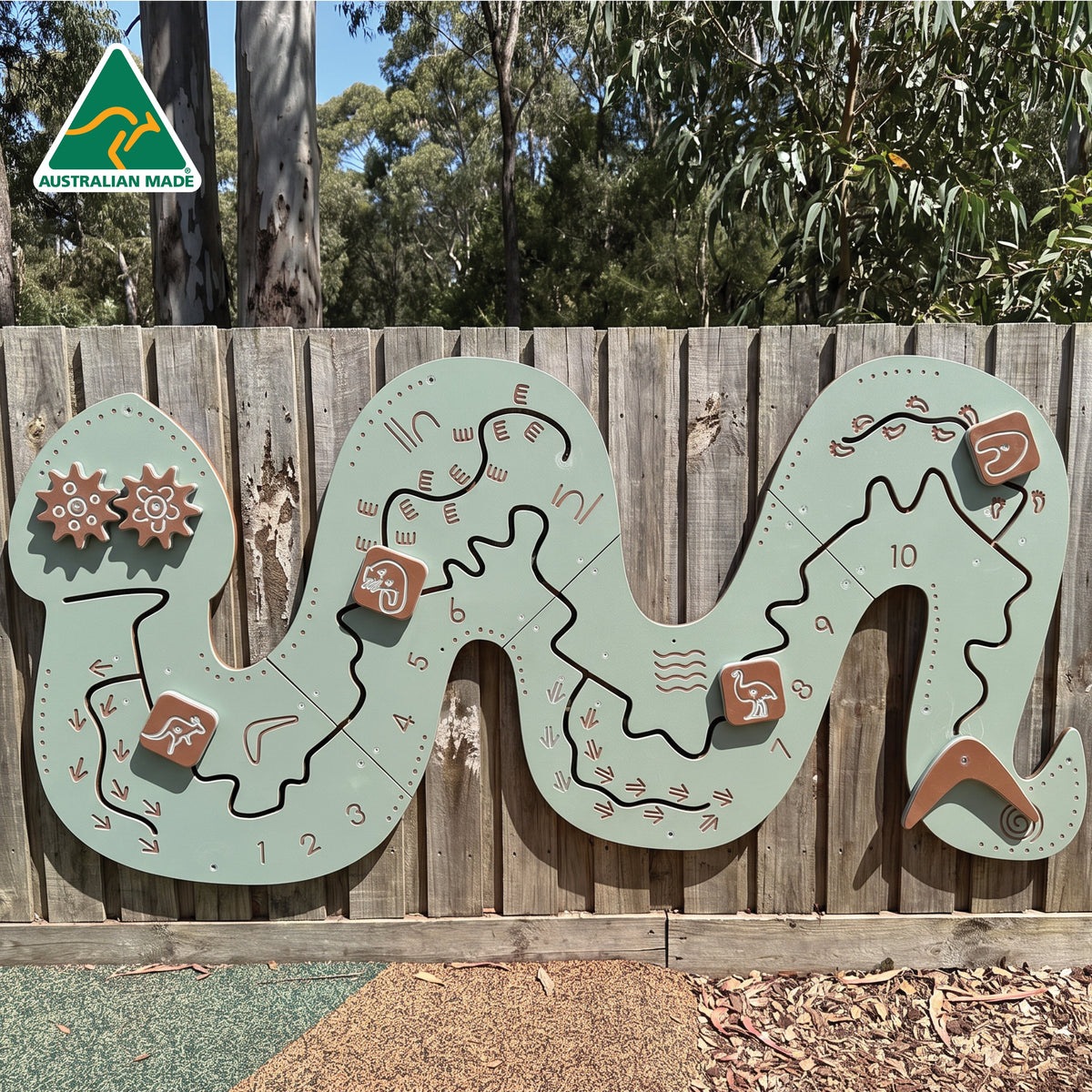 Rainbow Serpent OUTDOOR Wall Game